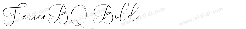FeniceBQ Bold字体转换